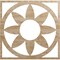 Ekena Millwork Blume Wood Fretwork Pierced Ceiling Medallion, Red Oak, 26"OD x 9"ID x 1/4"T CMWP26X26X0250BLRO - alternate 1